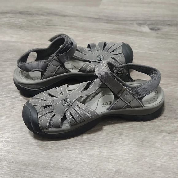 Keen rose gray water resistant outdoor hiking sandal womens size 5 - Picture 5 of 7